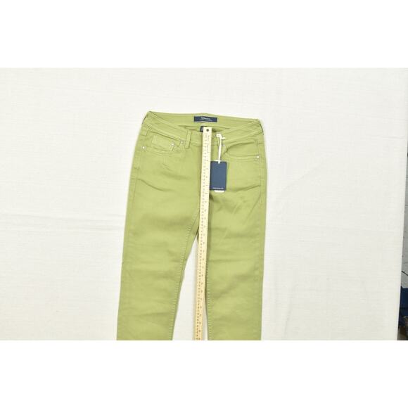 Tommy Bahama Women's Grambecy Twill Crop Jeans Palm Green Size 2 Cotton NWT - Picture 6 of 8